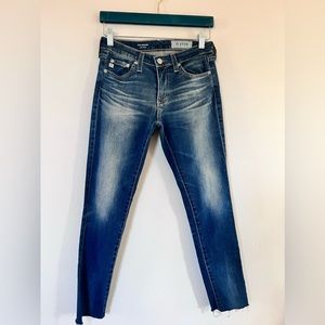AG The Leggings Super Skinny crop Jeans